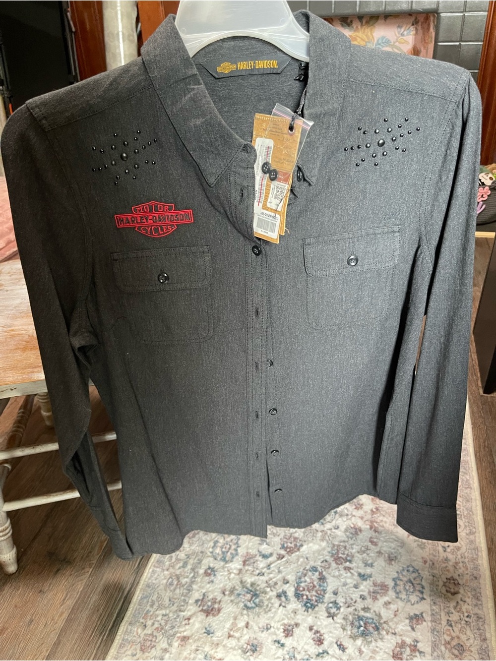 Harley-Davidson Long-Sleeve Button-Up Shirt